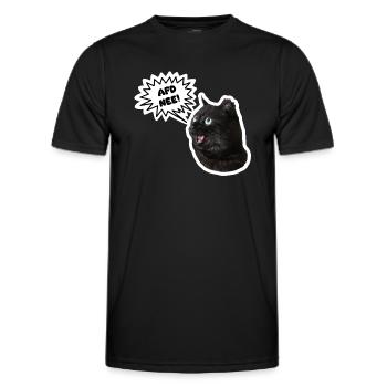 AFD Nee! - Männer Funktions-T-Shirt - Schwarz - Vorne - AI Model Male 178 dark (178cm)