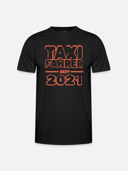 Taxi 2021 - Männer Funktions-T-Shirt - Schwarz