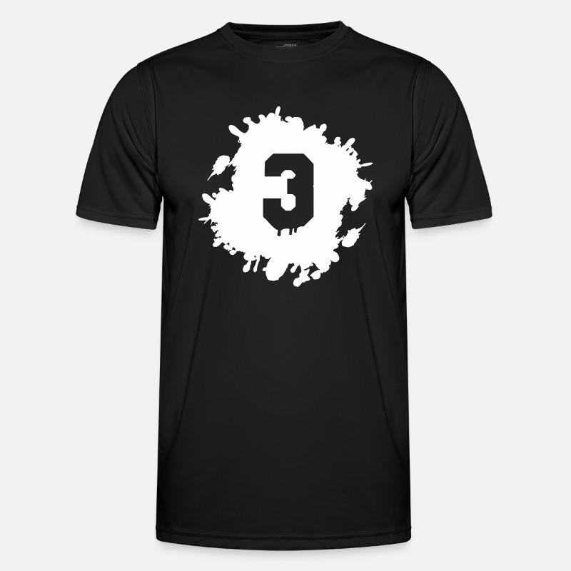 3 blobs - Men's Functional T-Shirt - black