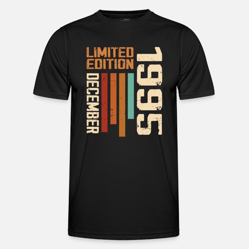 December 1995 - 1995 December - Men's Functional T-Shirt - black