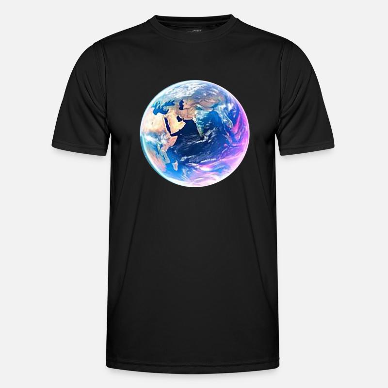 World - Men's Functional T-Shirt - black