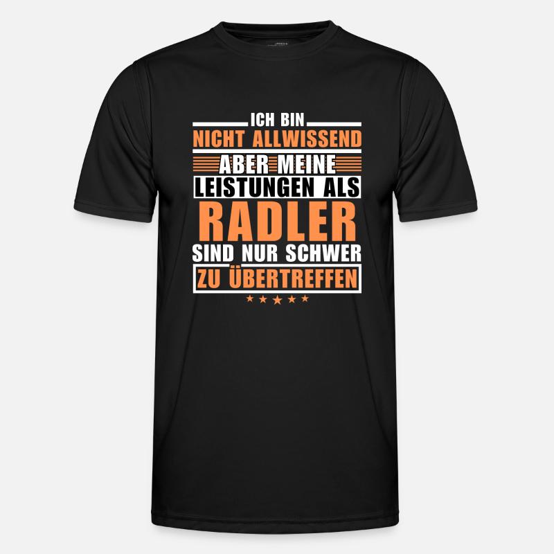 Unsurpassed performance as a cyclist - Men's Functional T-Shirt - black
