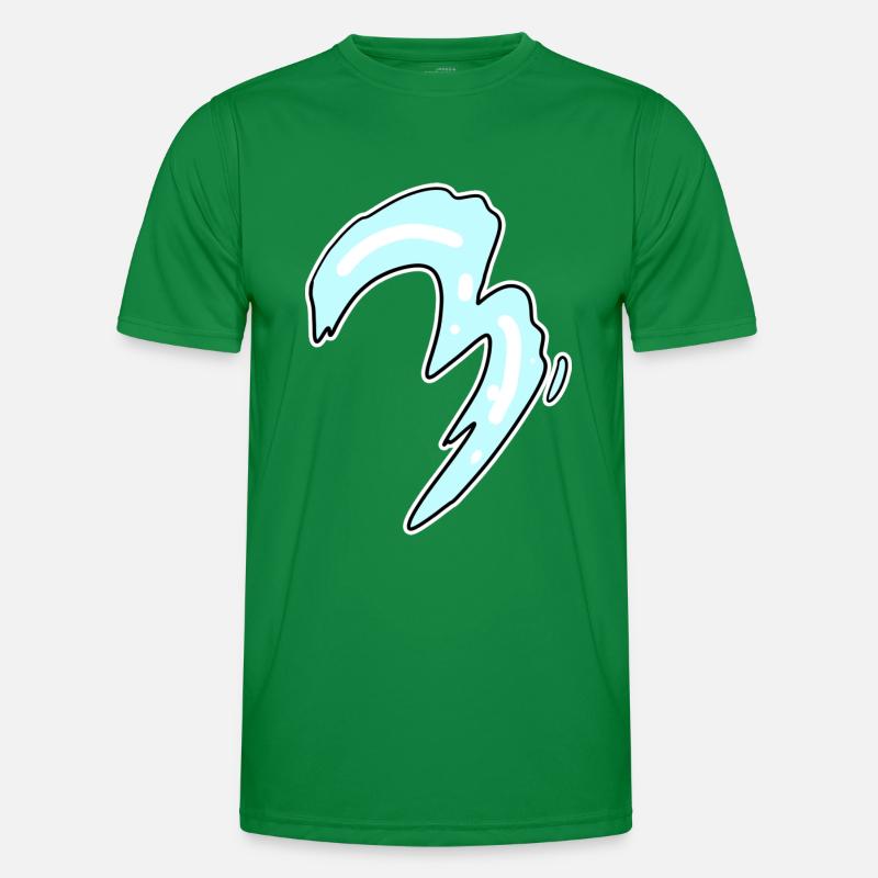 Three - 3 - Number 3 - Number 3 Men's Functional T-Shirt