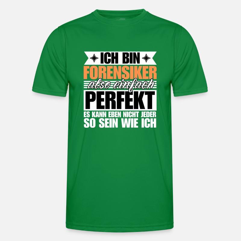 Perfekter Forensiker Männer Funktions-T-Shirt