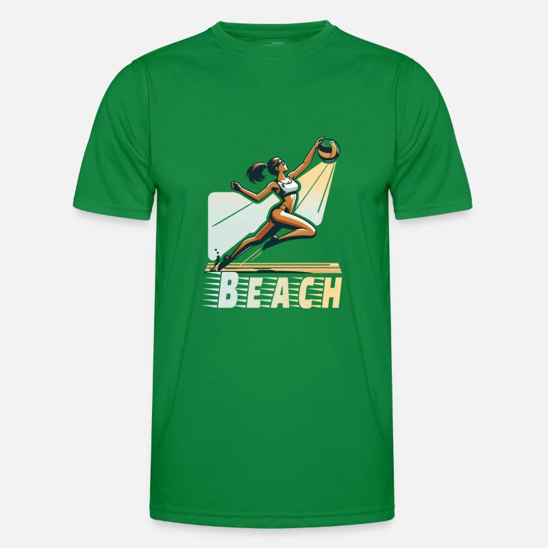 Beach Volleyball Männer Funktions-T-Shirt