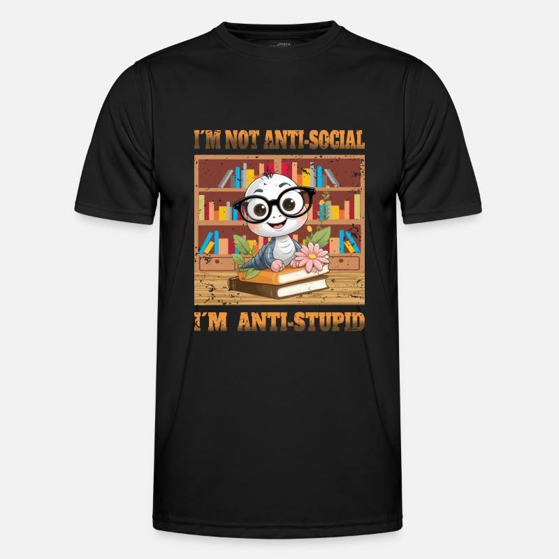 Smart Worm - Men's Functional T-Shirt - black