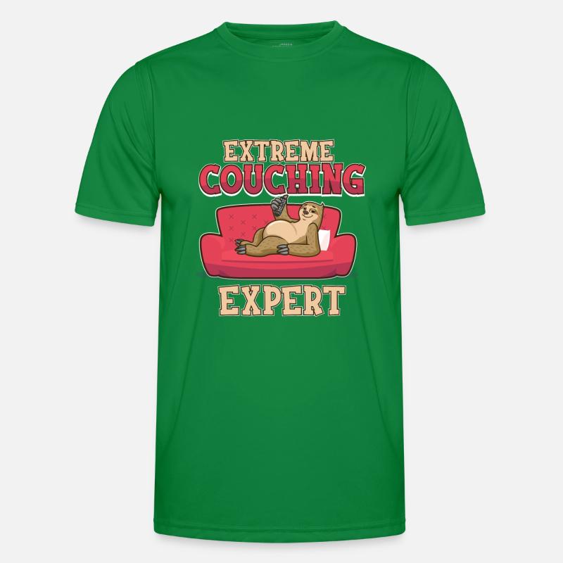 Extrem Couching Experte Couch Potatoe Männer Funktions-T-Shirt