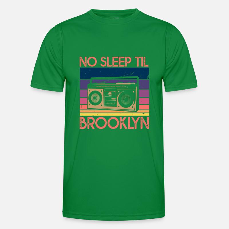 No Sleep Til Brooklyn Männer Funktions-T-Shirt
