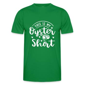 Huître Design Fruits de mer Nature - T-shirt sport Homme - vert - Devant - AI Model Male 178 dark (178cm)