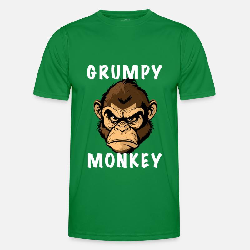 GRUMPY MONKEY Men's Functional T-Shirt