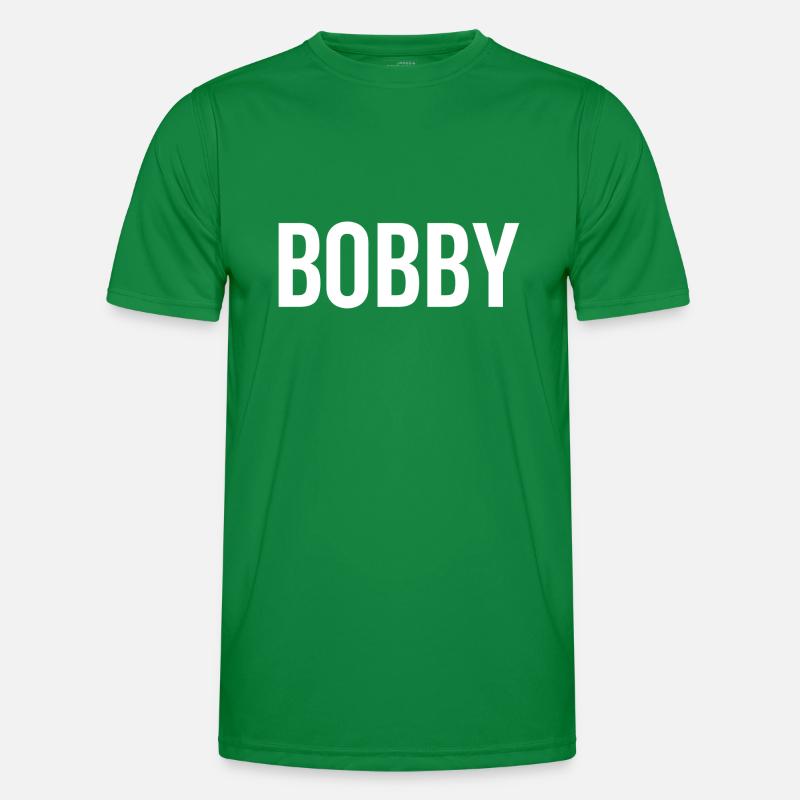 Bobby Custom Name Schriftart Text Geburtstag Männer Funktions-T-Shirt
