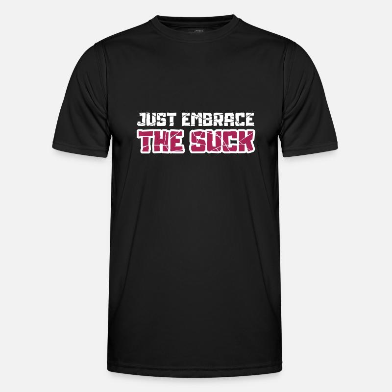 Embrassez simplement la succion - T-shirt sport Homme - noir