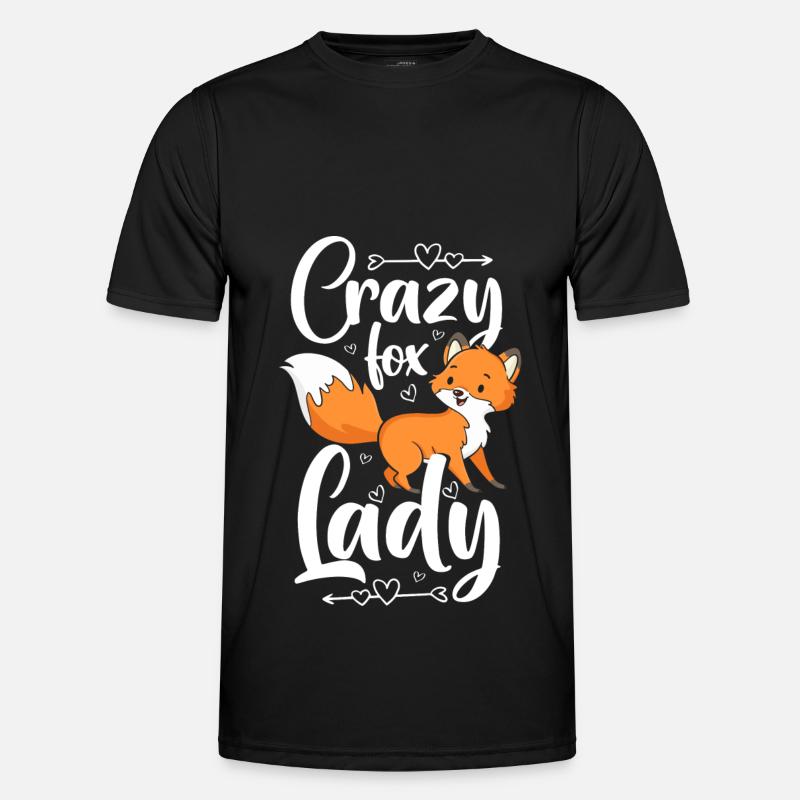 Fox Foxes - Men's Functional T-Shirt - black