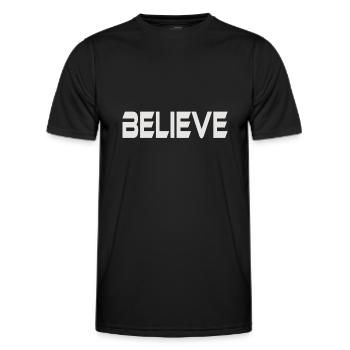 CROIRE - T-shirt sport Homme - noir - Devant - AI Model Male 178 dark (178cm)