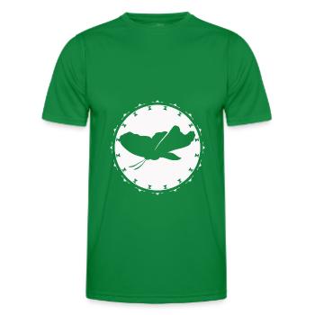 Papillon - Conservation de la nature - Environnement - Insecte - T-shirt sport Homme - vert - Devant - AI Model Male 178 dark (178cm)