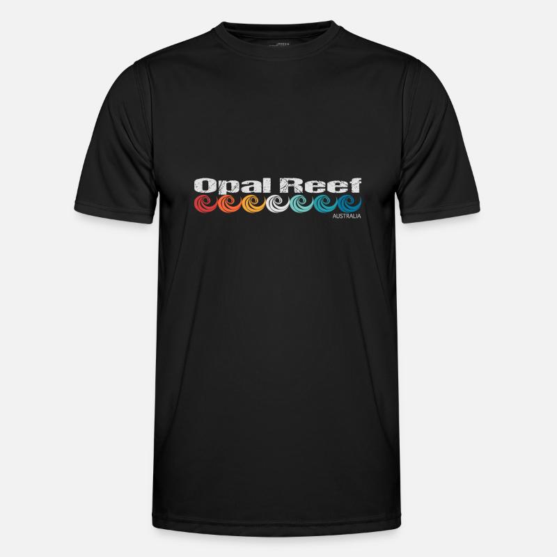 Opal Reef - Men's Functional T-Shirt - black