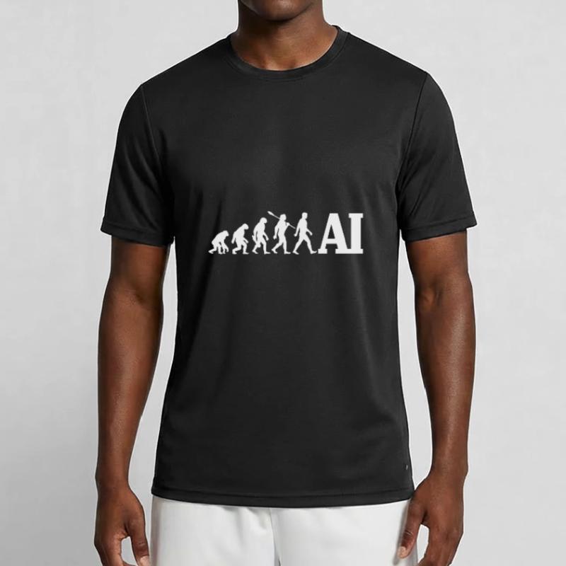 Evolution - Artificial Intelligence - AI Männer Funktions-T-Shirt