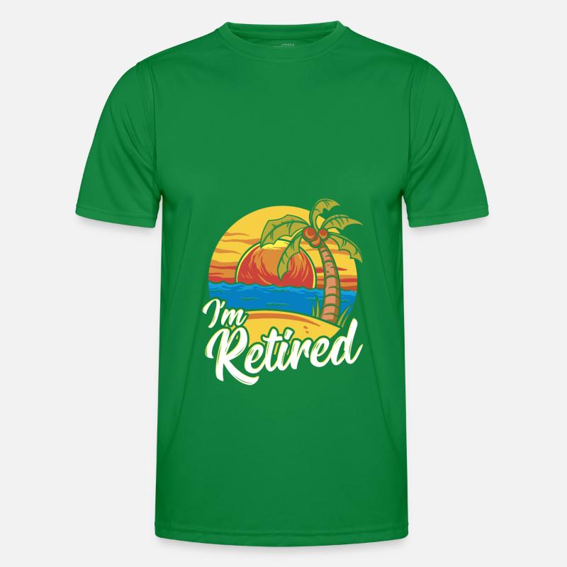 Ich bin Palm Tree im Ruhestand Männer Funktions-T-Shirt