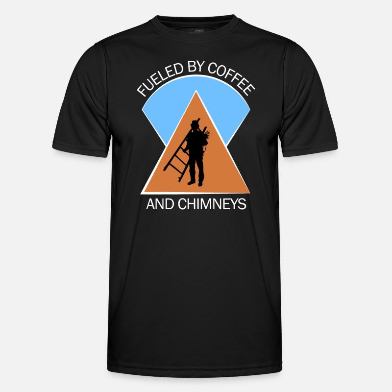 Schornsteinfeger Schlotfeger - Männer Funktions-T-Shirt - Schwarz