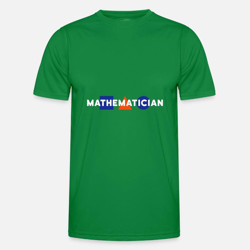 Mathematician (square, triangle, circle) Men's Functional T-Shirt
