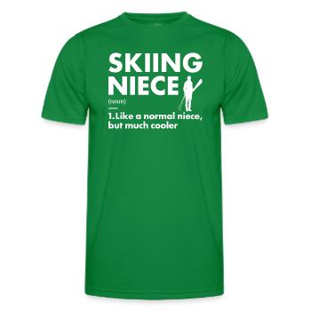 Sport Nièce Ski - T-shirt sport Homme - vert - Devant - AI Model Male 178 dark (178cm)