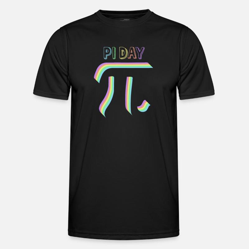 Math Pi symbol Pi - Men's Functional T-Shirt - black