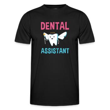 Hygienist Dental Assistant - Männer Funktions-T-Shirt - Schwarz - Vorne - AI Model Male 178 dark (178cm)