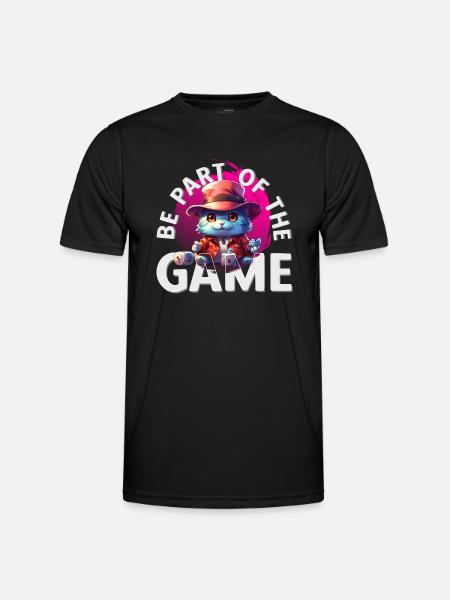 Boardgamer - Be part of the game - Männer Funktions-T-Shirt - Schwarz