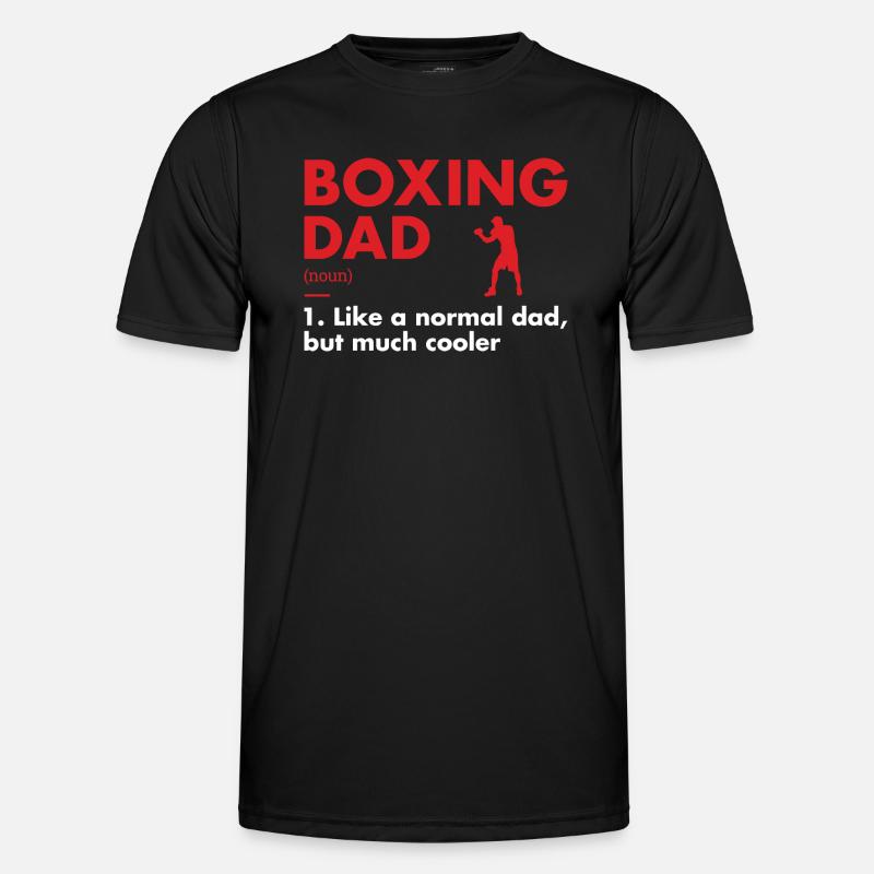 Sport Dad Definition Boxing - Men's Functional T-Shirt - black