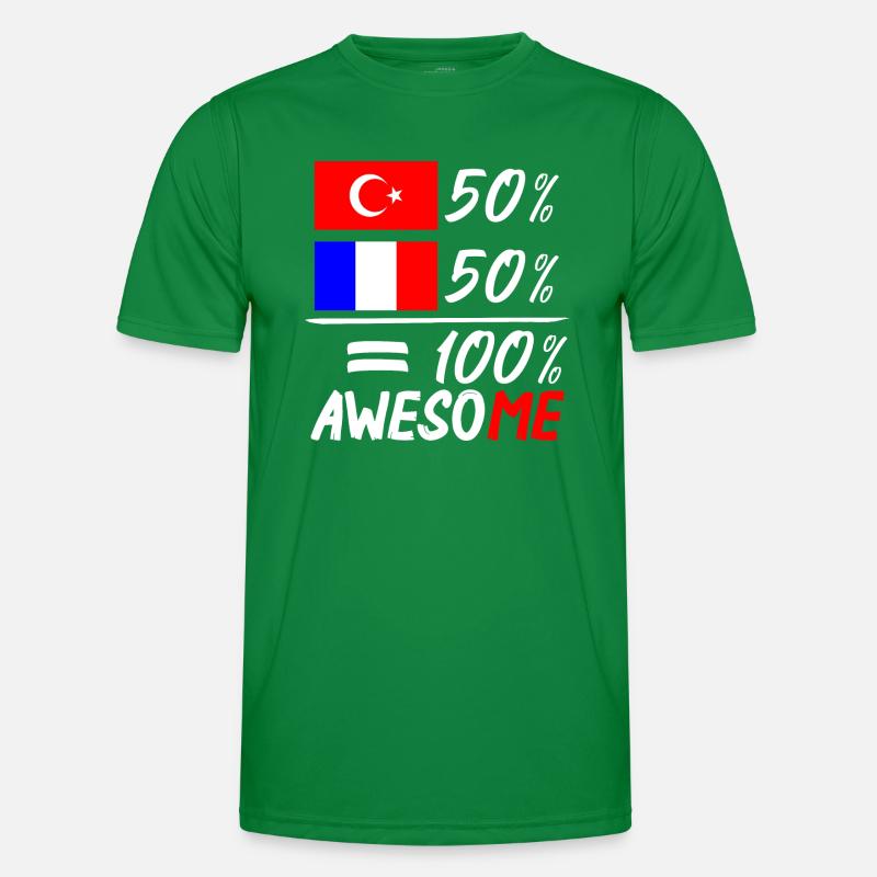 Moitié Français / moitié Turc T-shirt sport Homme
