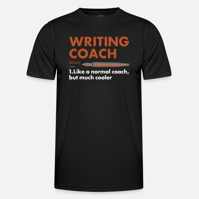 Writer Coach Definition Writing Männer Funktions-T-Shirt