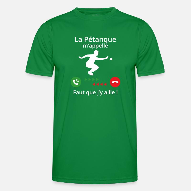 Die Boccia ruft mich an. Männer Funktions-T-Shirt