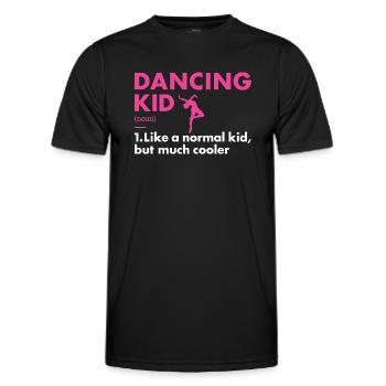 Danseur Kid Définition Danse - T-shirt sport Homme - noir - Devant - AI Model Male 178 dark (178cm)