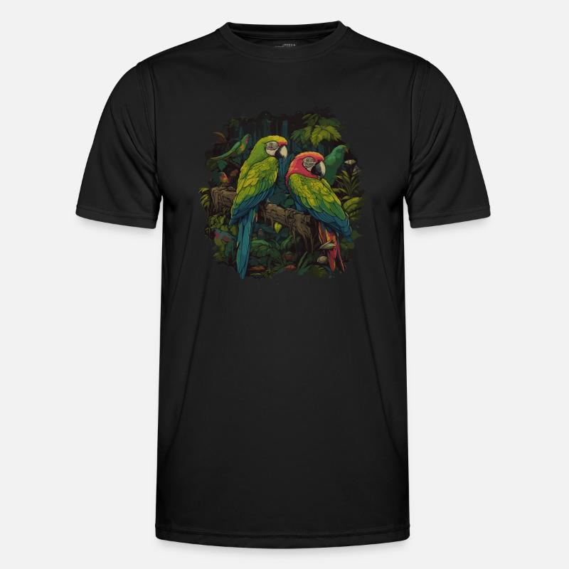 Bébé perroquet oiseau Ara Wilderness T-shirt sport Homme