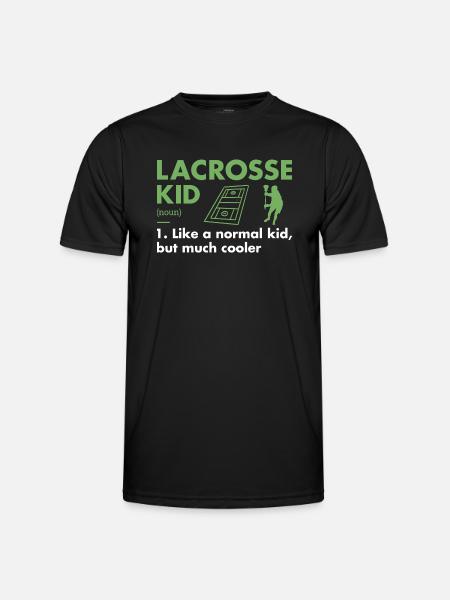 Sport Kid Definition Lacrosse - Men's Functional T-Shirt - black