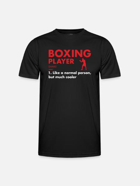 Sport Fighter Definition Boxing - Men's Functional T-Shirt - black