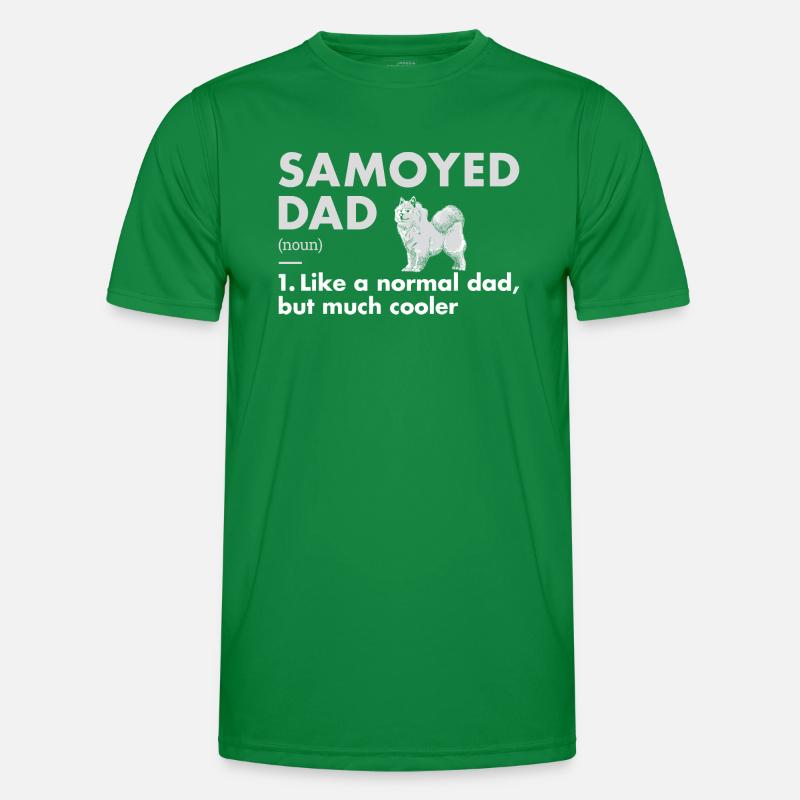 Samoyed Dad Definition Männer Funktions-T-Shirt