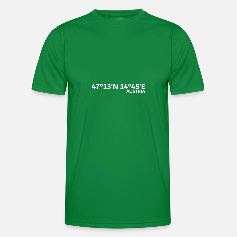Race track Spielberg Austria Coordinates Men's Functional T-Shirt