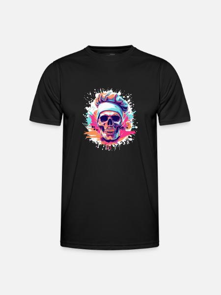 Koch Skull - Men's Functional T-Shirt - black