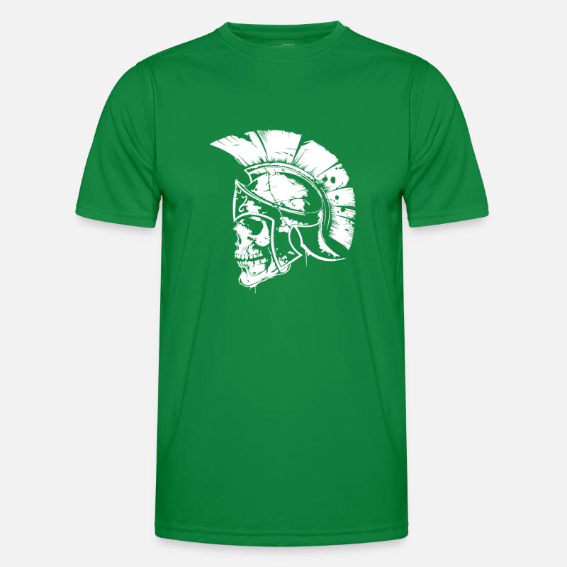 Spartaner Skull Gladiator Männer Funktions-T-Shirt