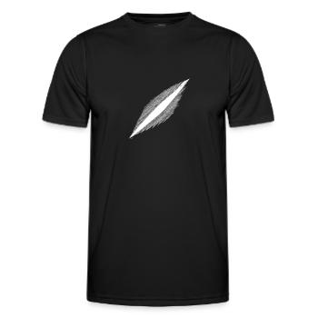 Cicatrice cosmique - T-shirt sport Homme - noir - Devant - AI Model Male 178 dark (178cm)