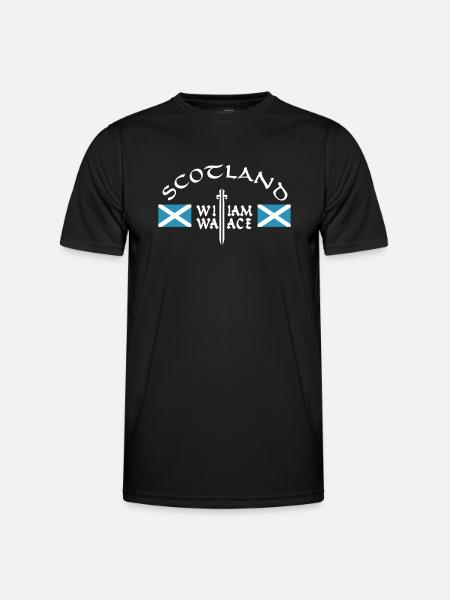 Scotland William Wallace - Men's Functional T-Shirt - black