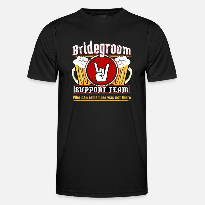 Bridegroom Support Team Men's Functional T-Shirt