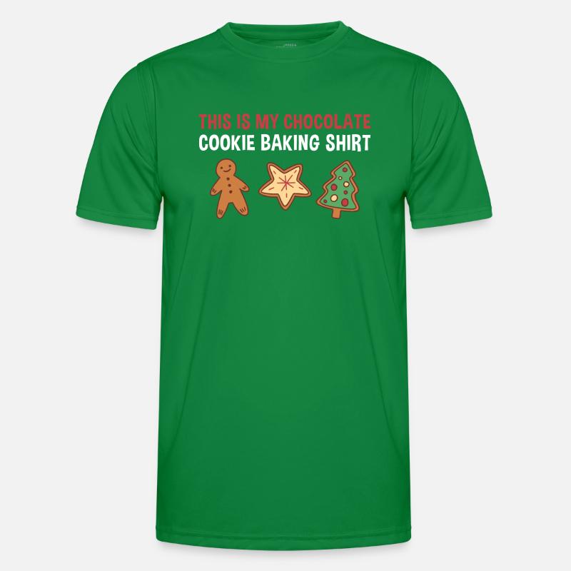 Cuisson au chocolat Biscuit de Noël Cuisson Biscuit T-shirt sport Homme