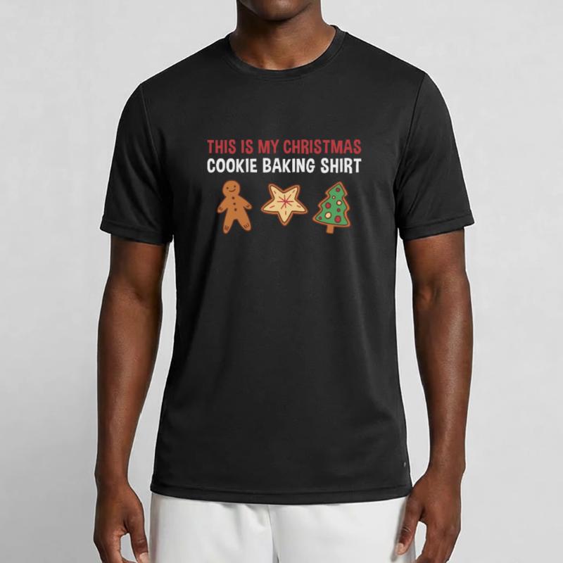 Cuisson des biscuits de Noël Cuisson des biscuits T-shirt sport Homme