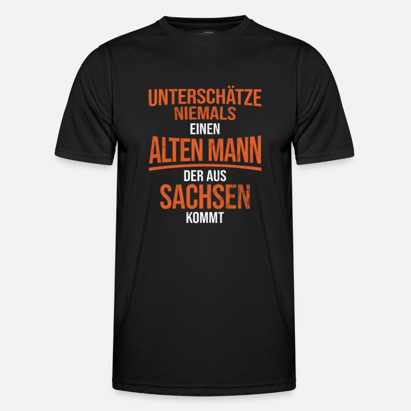 Sachsen Sächsisch Männer Funktions-T-Shirt