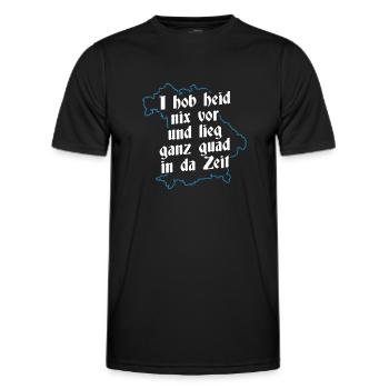 Bayern Boarisch - Männer Funktions-T-Shirt - Schwarz - Vorne - AI Model Male 178 dark (178cm)