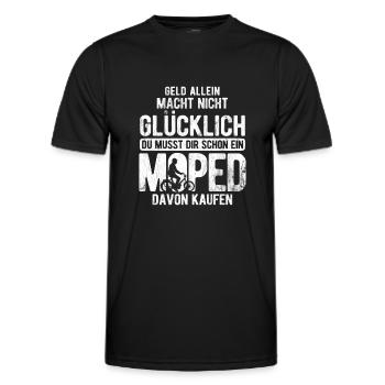 Musst Dir Ein Moped Kaufen Mofa Moped - Männer Funktions-T-Shirt - Schwarz - Vorne - AI Model Male 178 dark (178cm)
