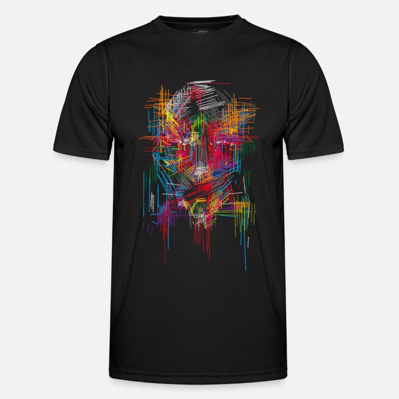 Abstrait T-shirt sport Homme