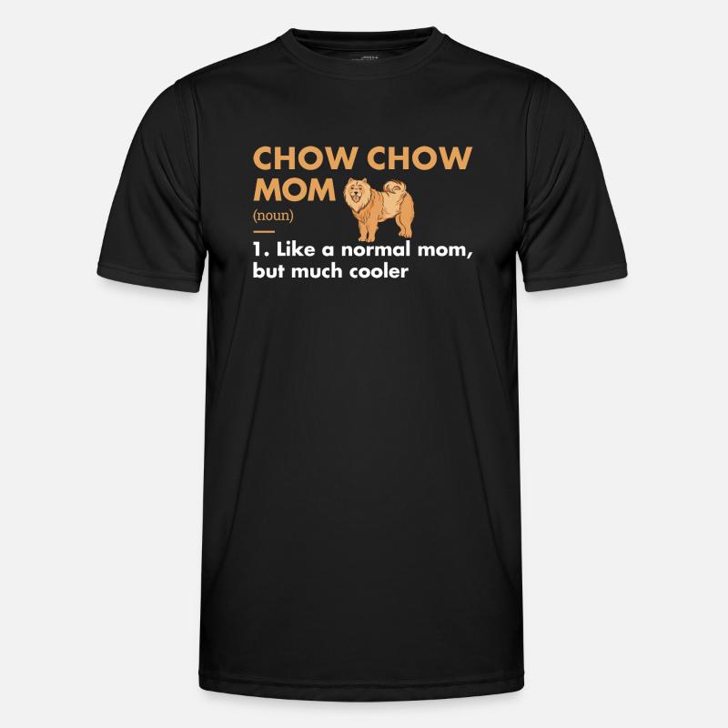 Chow Chow Mom Definition - Men's Functional T-Shirt - black